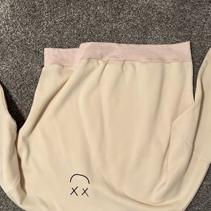 marshmallow crewneck sweater